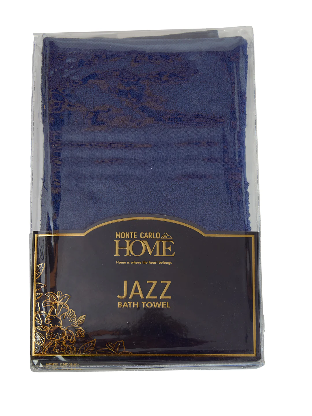 Essential Insignia Blue 100% Cotton Solid 380 GSM Bath Towel Jazz Small 1 Pc Pvc Pack - Image 9