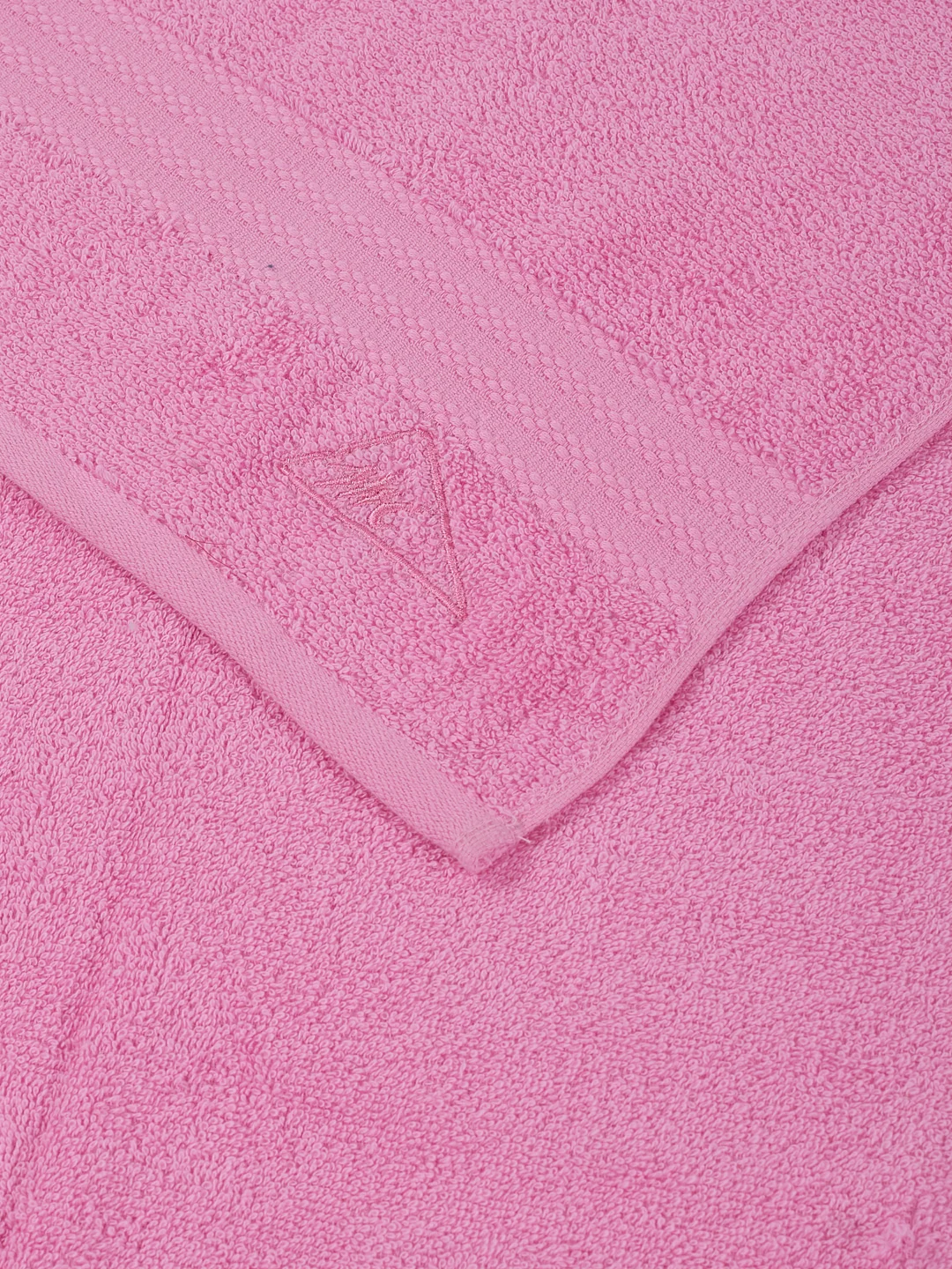 Essential Light Pink 100% Cotton Solid 380 GSM Bath Towel Jazz Small 1 Pc Pvc Pack - Image 6
