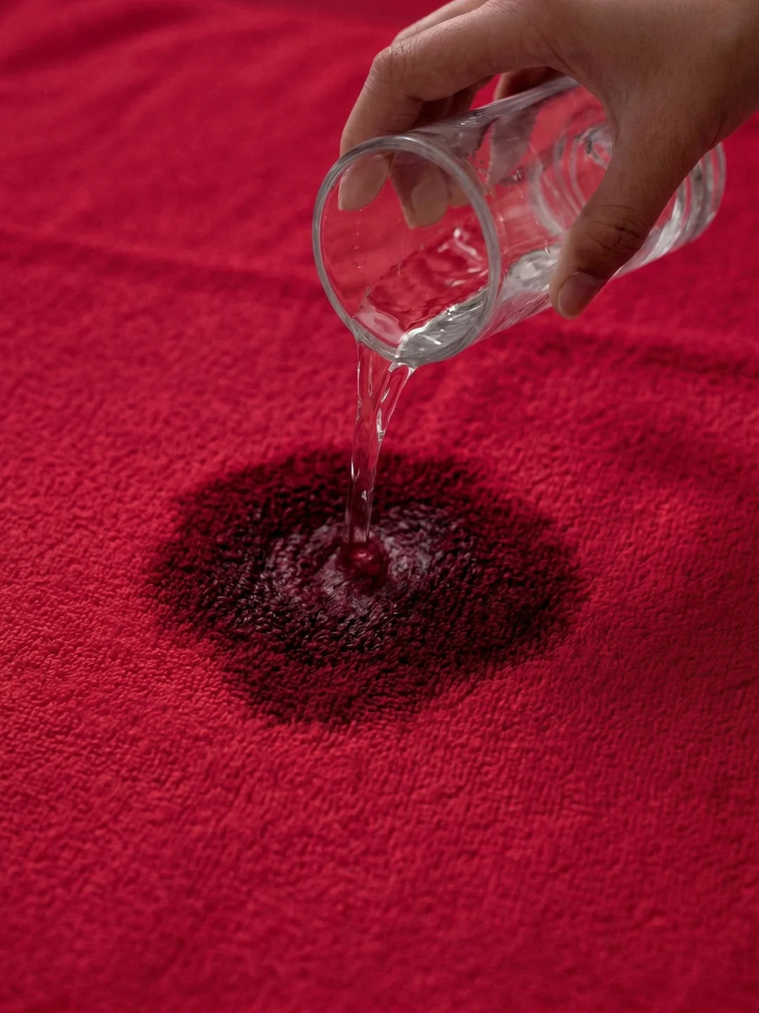 Essential Maroon 100% Cotton Solid 340 GSM Bath Towel Soho Small 1 Pc Pvc Pack - Image 3