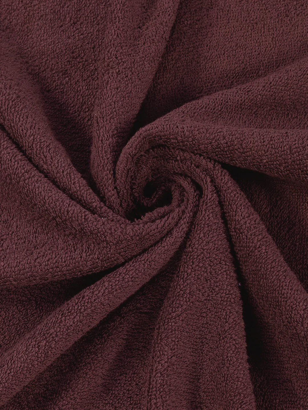 Essential Maroon 100% Cotton Solid 380 GSM Bath Towel Jazz Small 1 Pc Pvc Pack - Image 7