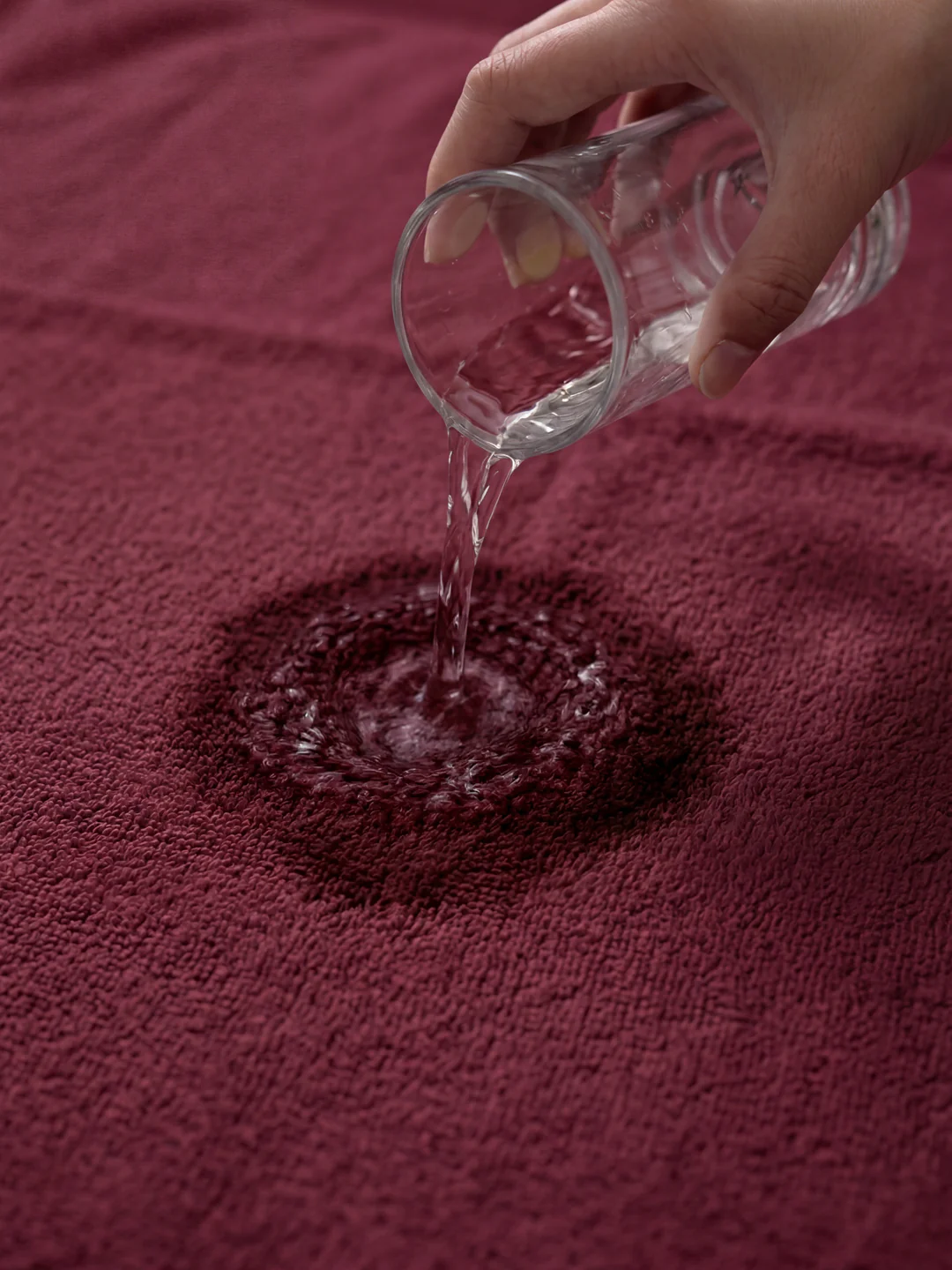 Essential Maroon 100% Cotton Solid 400 GSM Bath Towel Jasper 1 Pc Pvc Pack - Image 3