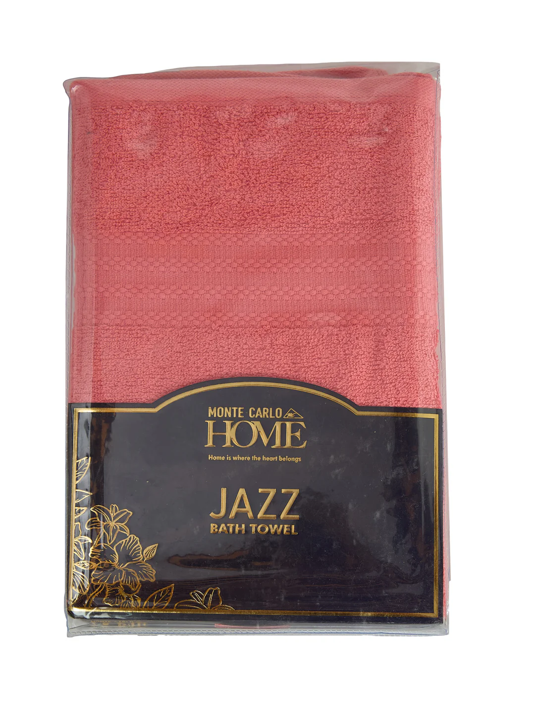 Essential Peach 100% Cotton Solid 380 GSM Bath Towel Jazz Small 1 Pc Pvc Pack - Image 9
