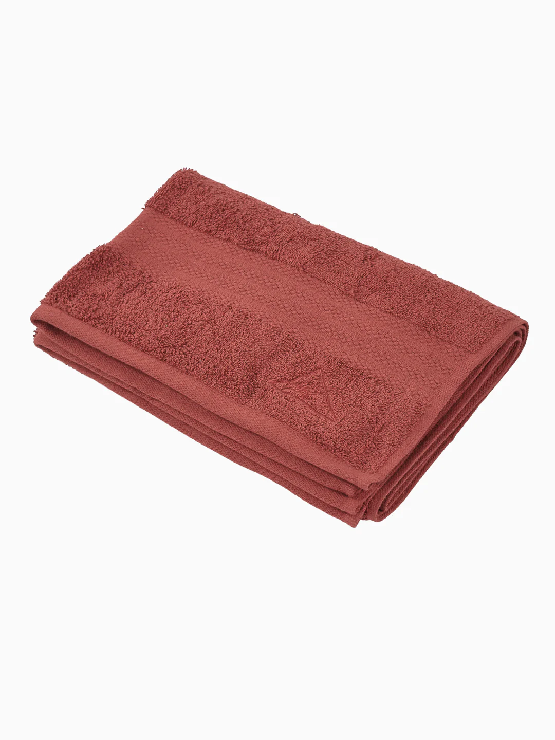 Essential Peach Pink 100% Cotton Solid 380 GSM Bath Towel Jazz Small 1 Pc Pvc Pack - Image 4