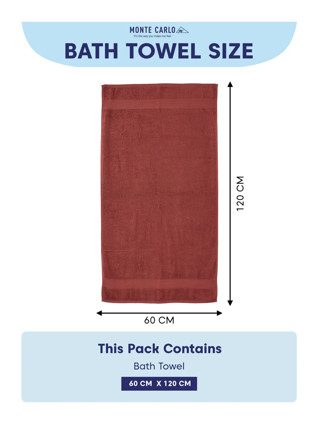 Essential Peach Pink 100% Cotton Solid 380 GSM Bath Towel Jazz Small 1 Pc Pvc Pack - Image 8