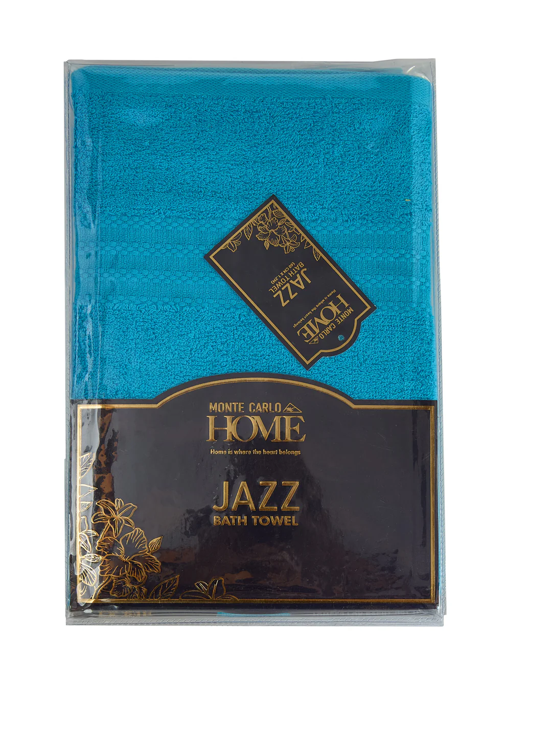Essential Peacock Blue 100% Cotton Solid 380 GSM Bath Towel Jazz Small 1 Pc Pvc Pack - Image 9