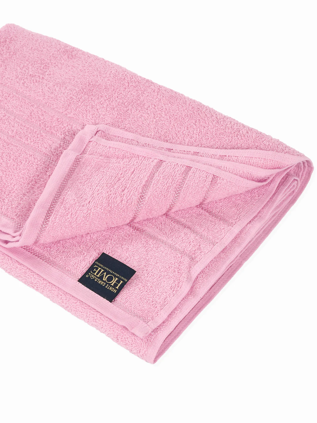Essential Pink 100% Cotton Solid 340 GSM Bath Towel Soho 1 Pc Pvc Pack - Image 5