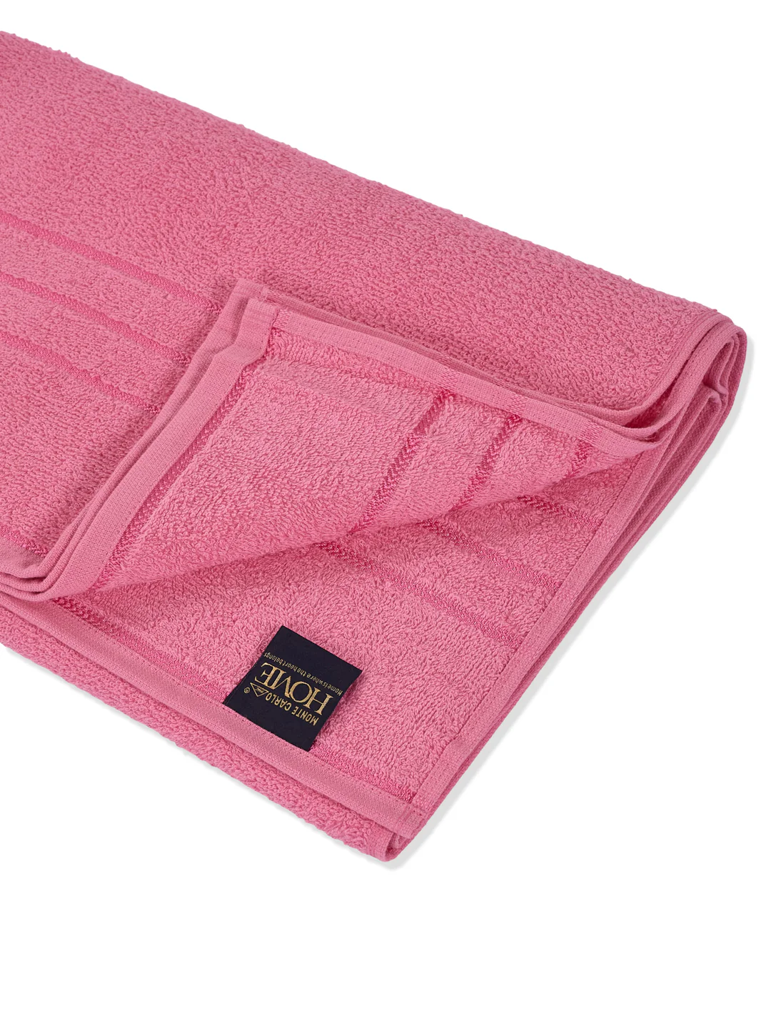 Essential Pink 100% Cotton Solid 340 GSM Bath Towel Soho 1 Pc Pvc Pack - Image 5