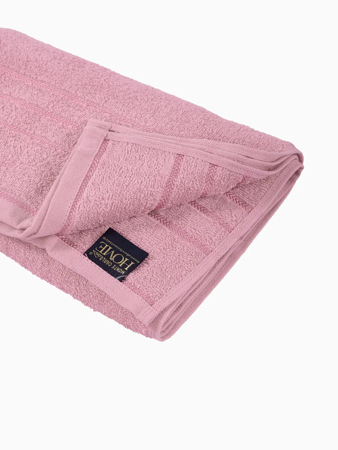 Essential Pink 100% Cotton Solid 340 GSM Bath Towel Soho Small 1 Pc Pvc Pack - Image 5