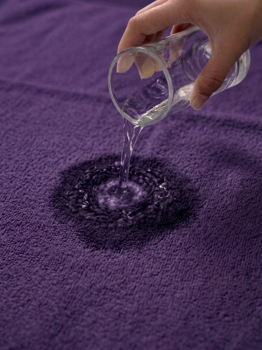 Essential Purple 100% Cotton Solid 380 GSM Bath Towel Jazz Small 1 Pc Pvc Pack - Image 3