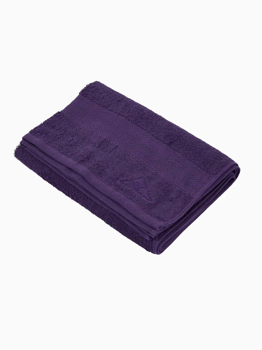 Essential Purple 100% Cotton Solid 380 GSM Bath Towel Jazz Small 1 Pc Pvc Pack - Image 4
