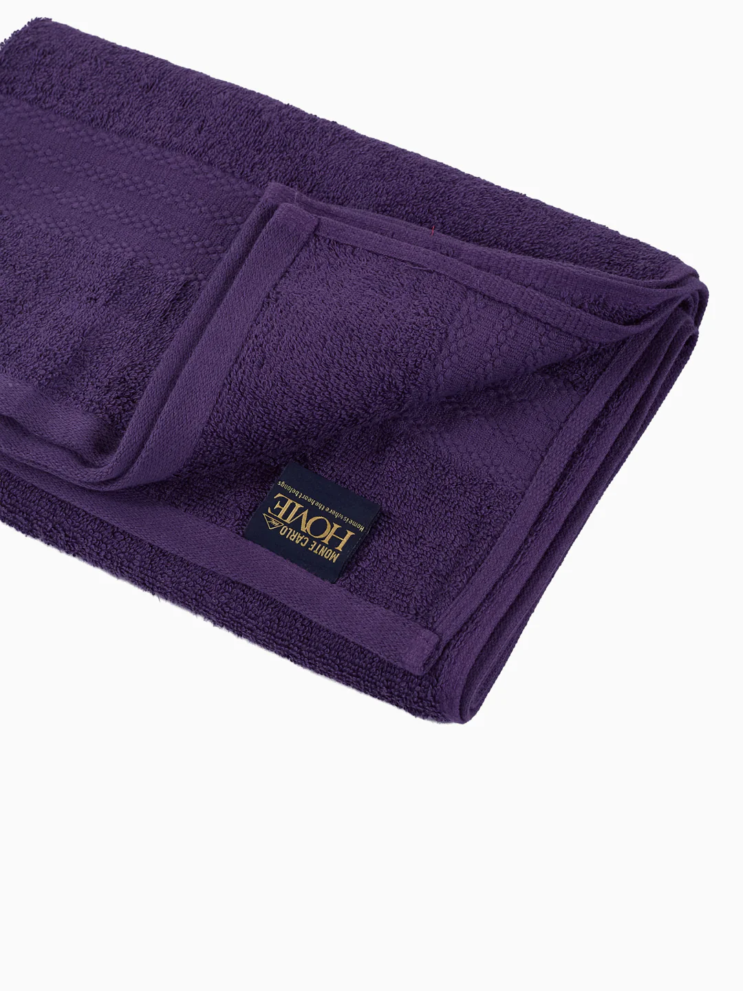Essential Purple 100% Cotton Solid 380 GSM Bath Towel Jazz Small 1 Pc Pvc Pack - Image 5
