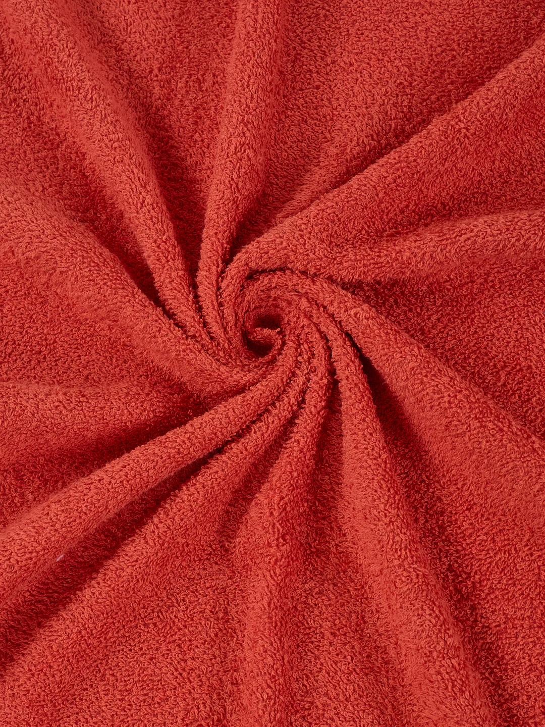 Essential Red 100% Cotton Solid 340 GSM Bath Towel Soho Small 1 Pc Pvc Pack - Image 7