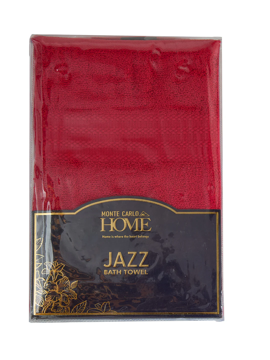 Essential Rose Red 100% Cotton Solid 380 GSM Bath Towel Jazz Small 1 Pc Pvc Pack - Image 9