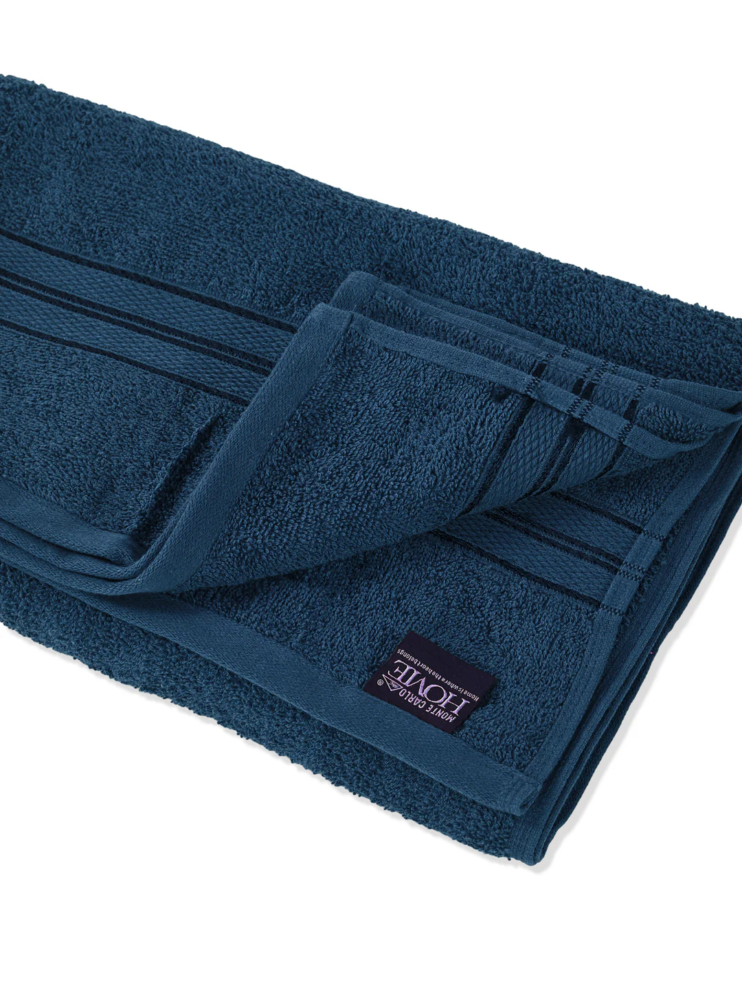 Essential Teal Blue 100% Cotton Solid 400 GSM Bath Towel Jasper 1 Pc Pvc Pack - Image 5