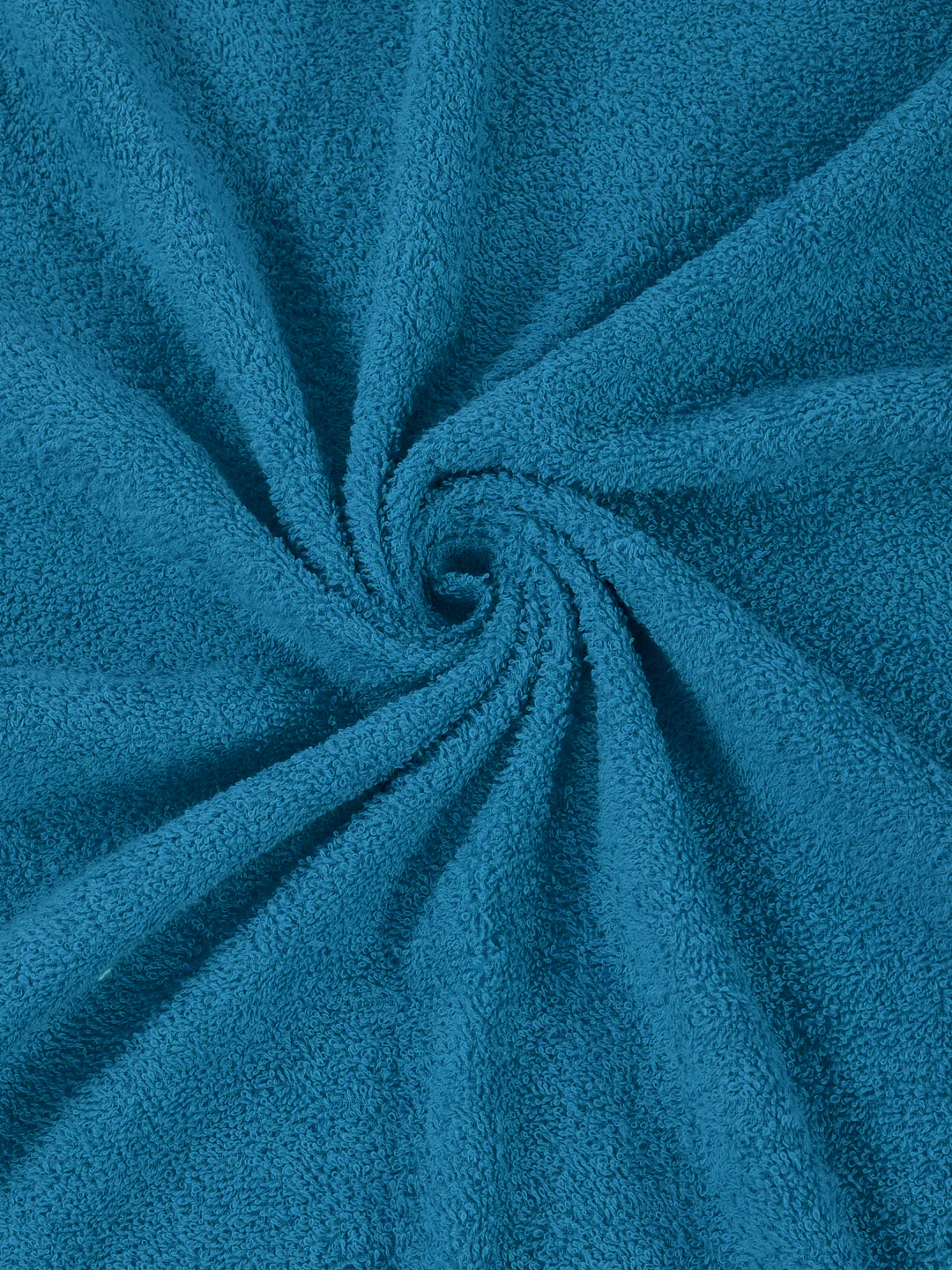 Essential Turquoise Blue 100% Cotton Solid 340 GSM Bath Towel Soho Small 1 Pc Pvc Pack - Image 7