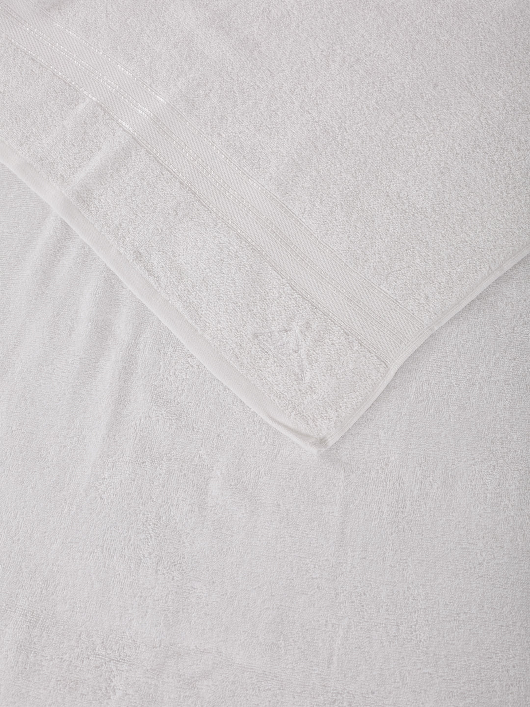 Essential White 100% Cotton Solid 400 GSM Bath Towel Jasper 1 Pc Pvc Pack - Image 6
