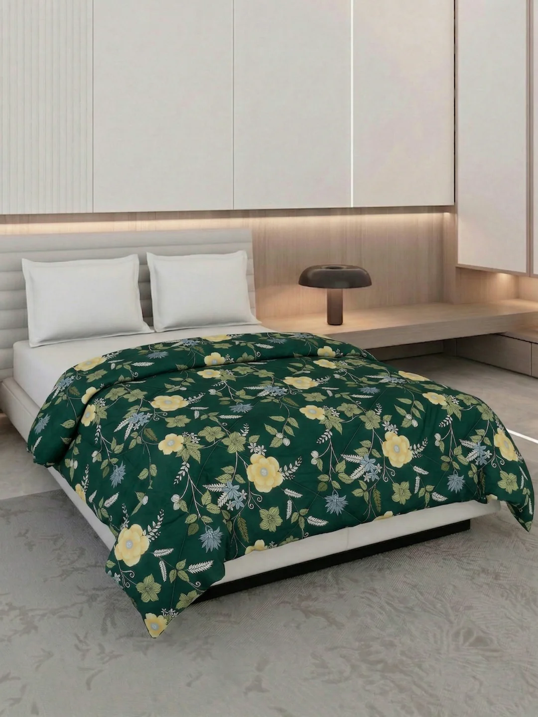 Floral Print Double Bed 3 Ply 105 GSM Comforter Timeless Collection Weight 1.6 kg - Image 2