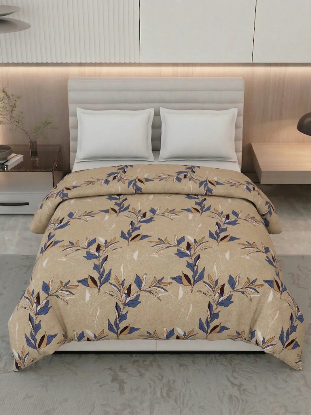 Floral Print Double Bed 3 Ply 105 GSM Comforter Timeless Collection Weight 1.6 kg - Image 4