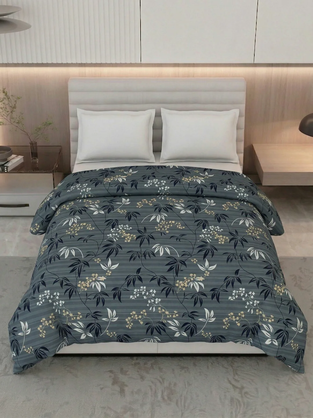 Floral Print Double Bed 3 Ply 105 GSM Comforter Timeless Collection Weight 1.6 kg - Image 4