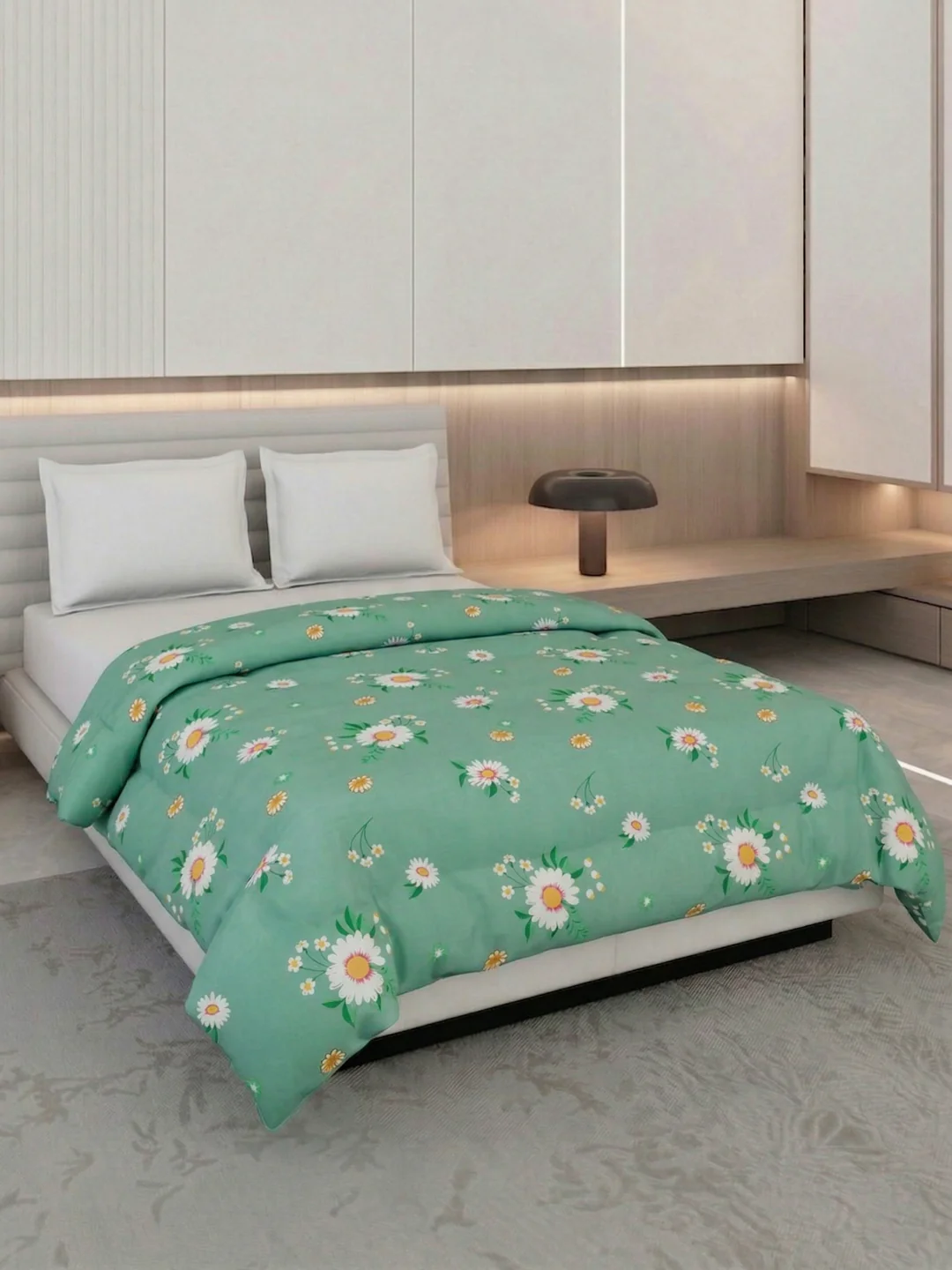 Floral Print Double Bed 3 Ply 105 GSM Comforter Timeless Collection Weight 1.6 kg - Image 2