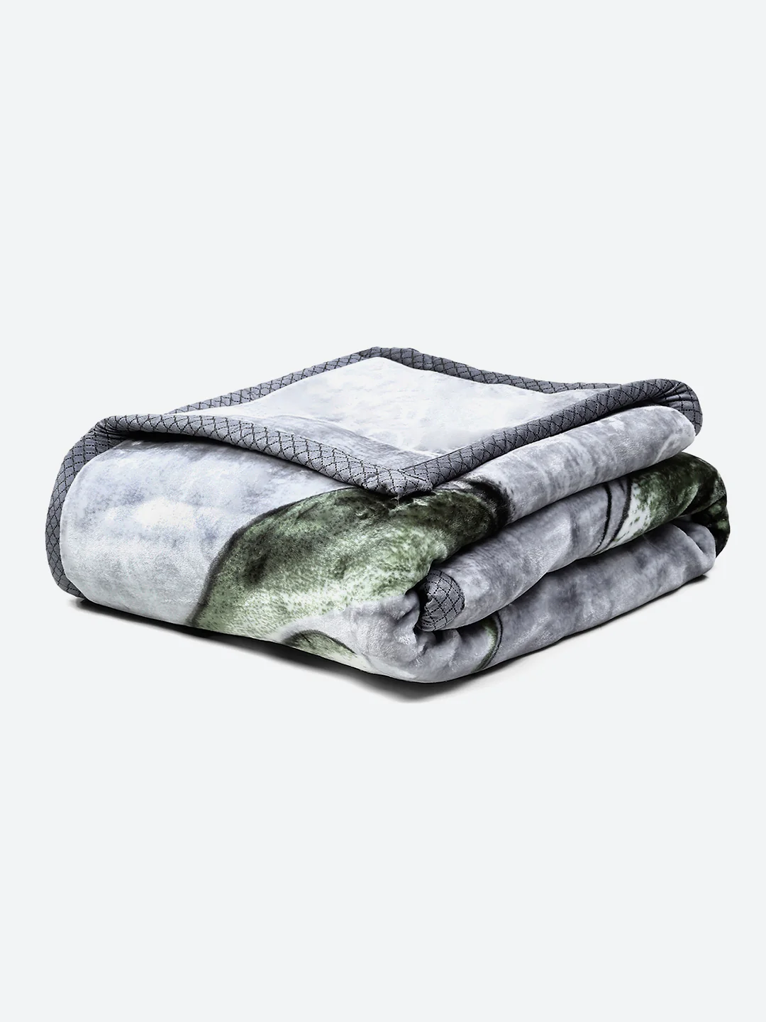 Floral Print Double Bed 947 GSM Blanket for Heavy Winter -2 Ply (Weight 5 kg) - Image 5