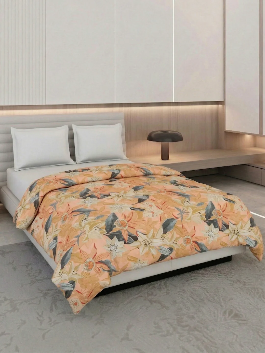 Floral Print King Size 3 Ply 150 GSM Comforter Prestige Collection Weight 2.5 kg - Image 2