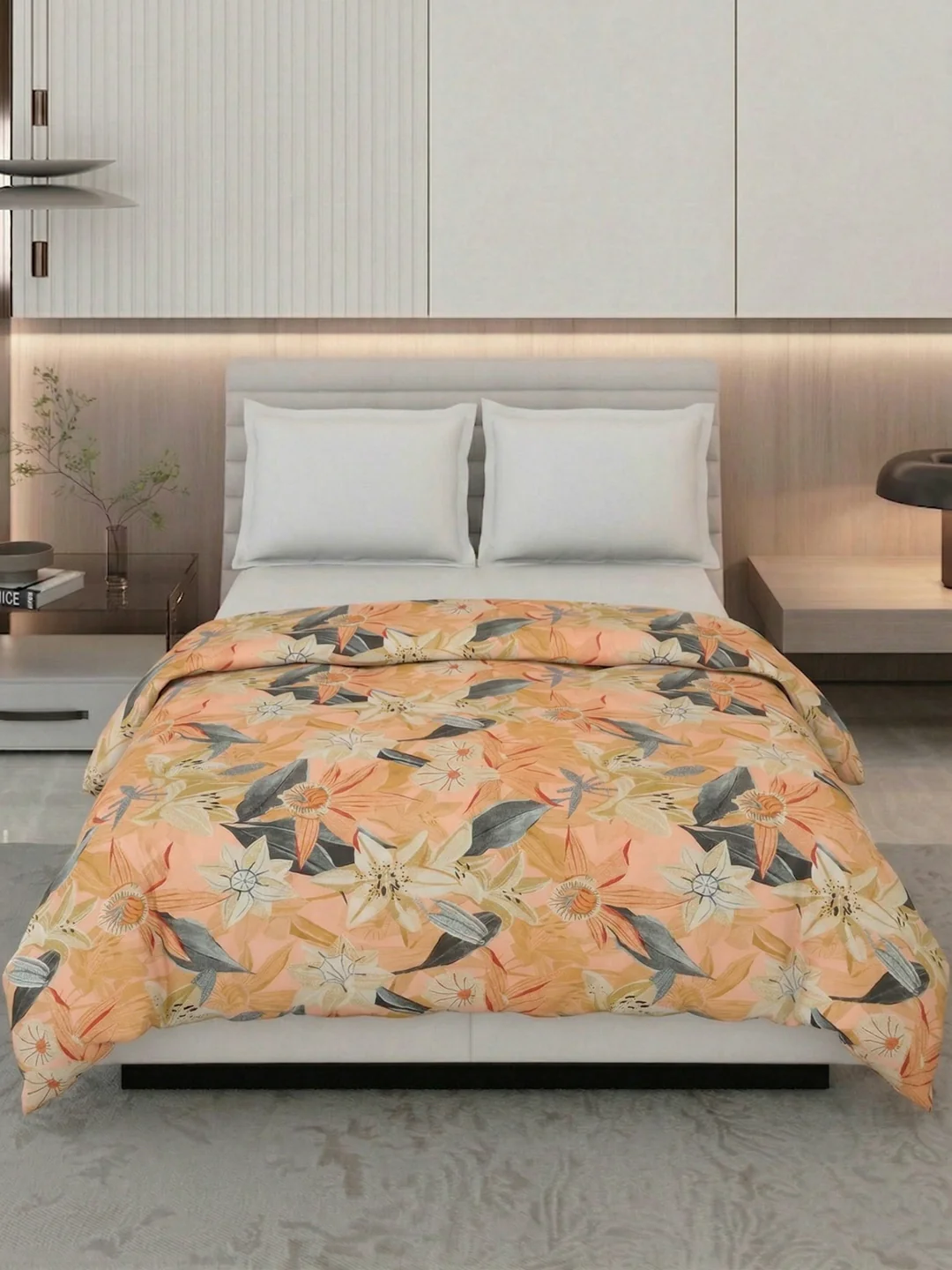 Floral Print King Size 3 Ply 150 GSM Comforter Prestige Collection Weight 2.5 kg - Image 3