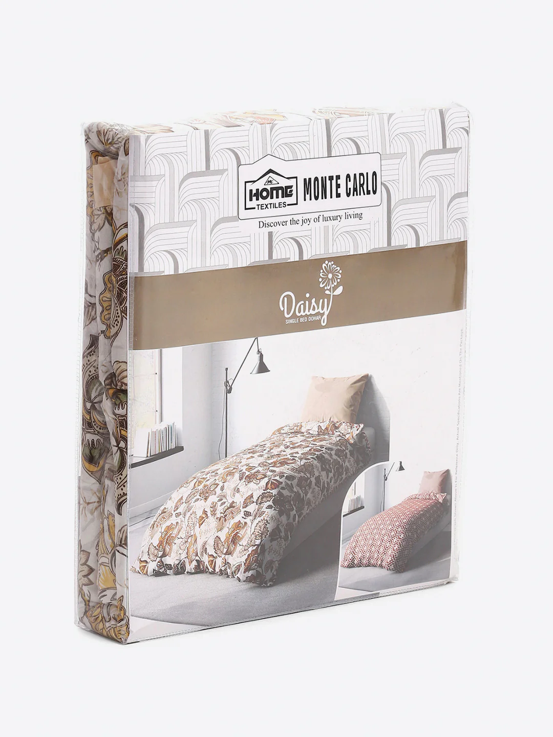 Floral Print Single Bed 150 GSM Dohar for Mild Winter - (Daisy) - Image 10