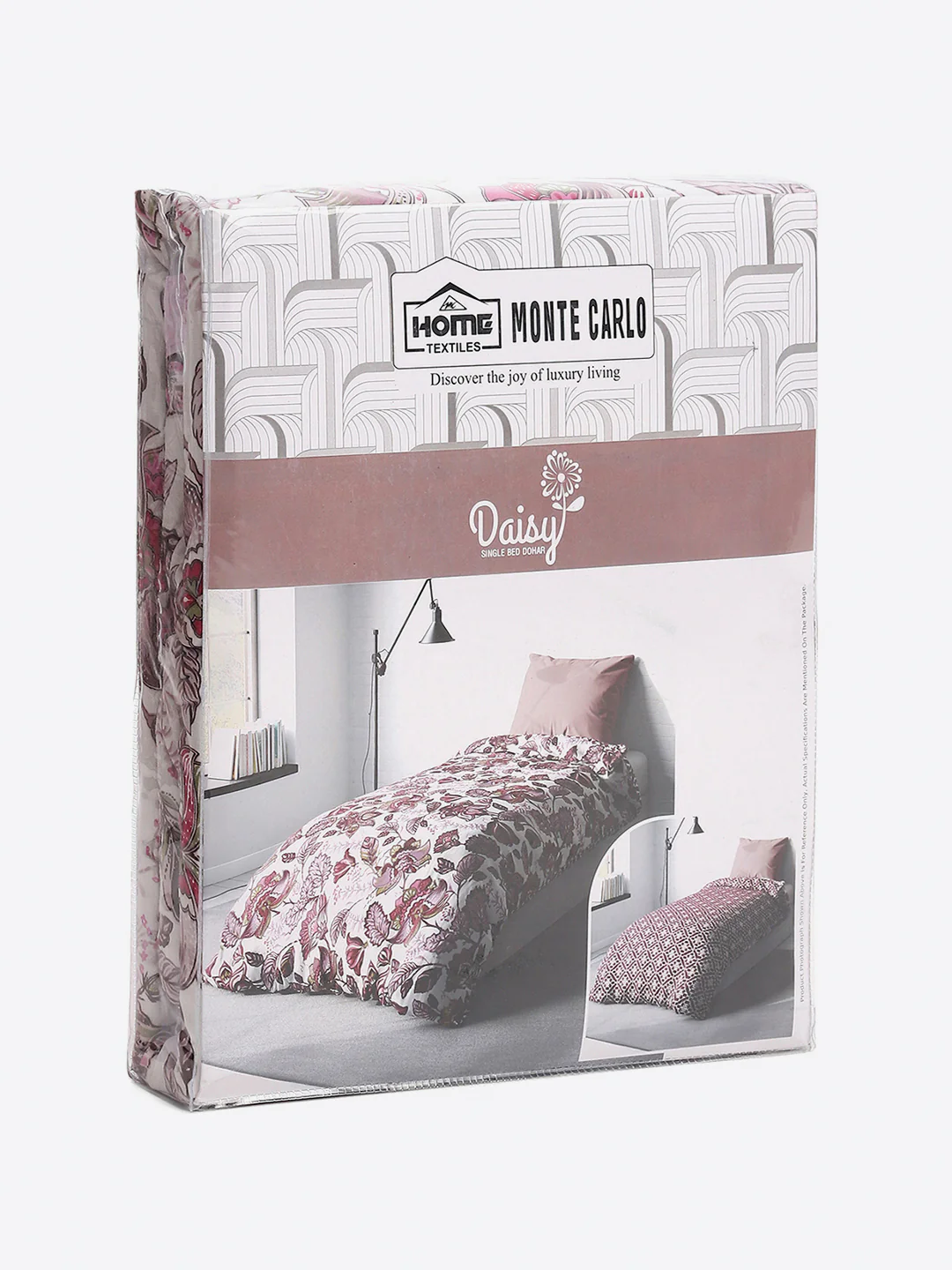 Floral Print Single Bed 150 GSM Dohar for Mild Winter - (Daisy) - Image 10