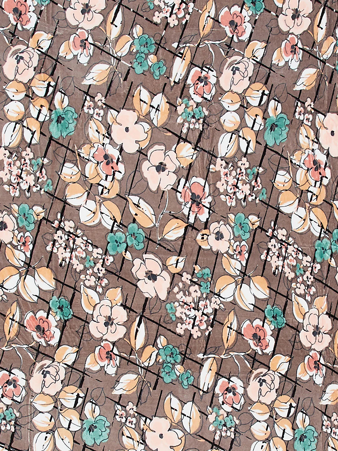 Floral Print Single Bed 210 GSM Blanket for AC Room - (Grace) - Image 5