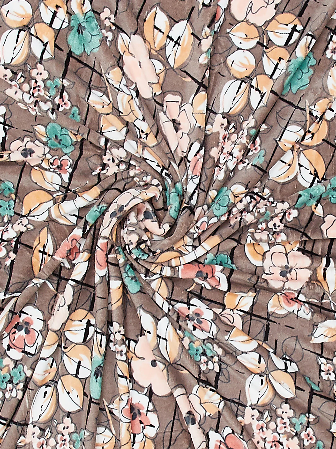 Floral Print Single Bed 210 GSM Blanket for AC Room - (Grace) - Image 6
