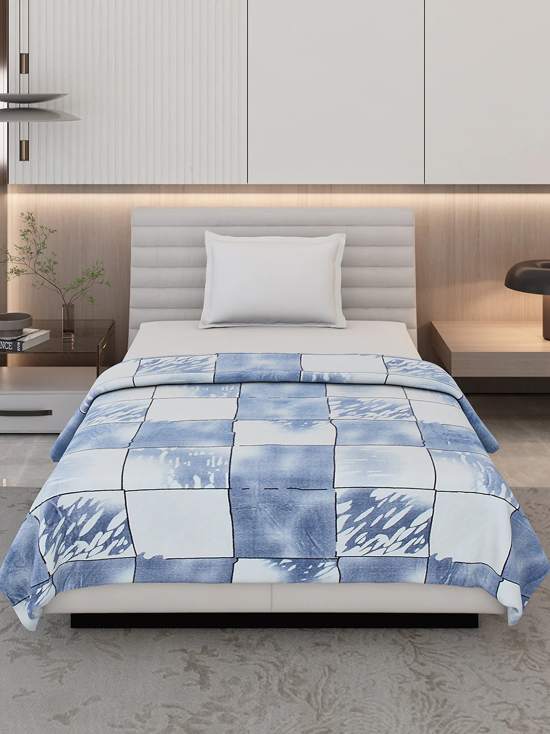 Floral Print Single Bed 210 GSM Blanket for AC Room - (Grace) - Image 3