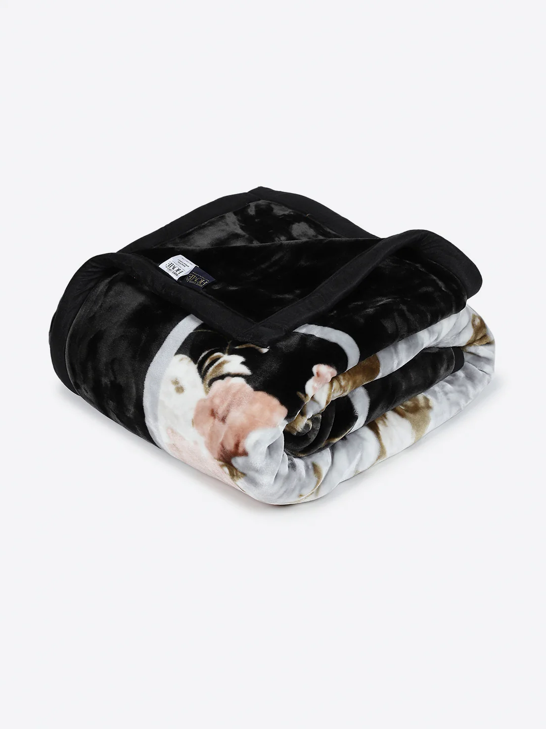 Floral Printed Double Bed 2 Ply, 947 GSM Blanket for Heavy Winter - (Bandhan) with Fragrance - Image 5