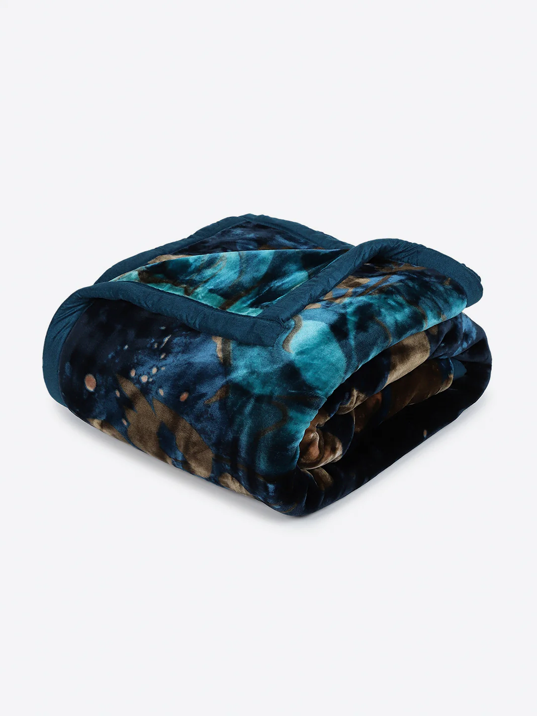 Floral Printed Double Bed 2 Ply, 947 GSM Blanket for Heavy Winter - (Bandhan) with Fragrance - Image 5