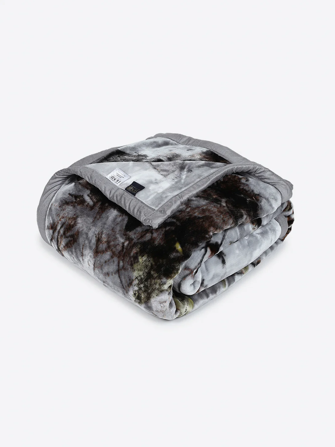 Floral Printed Double Bed 2 Ply, 947 GSM Blanket for Heavy Winter - (Bandhan) with Fragrance - Image 5