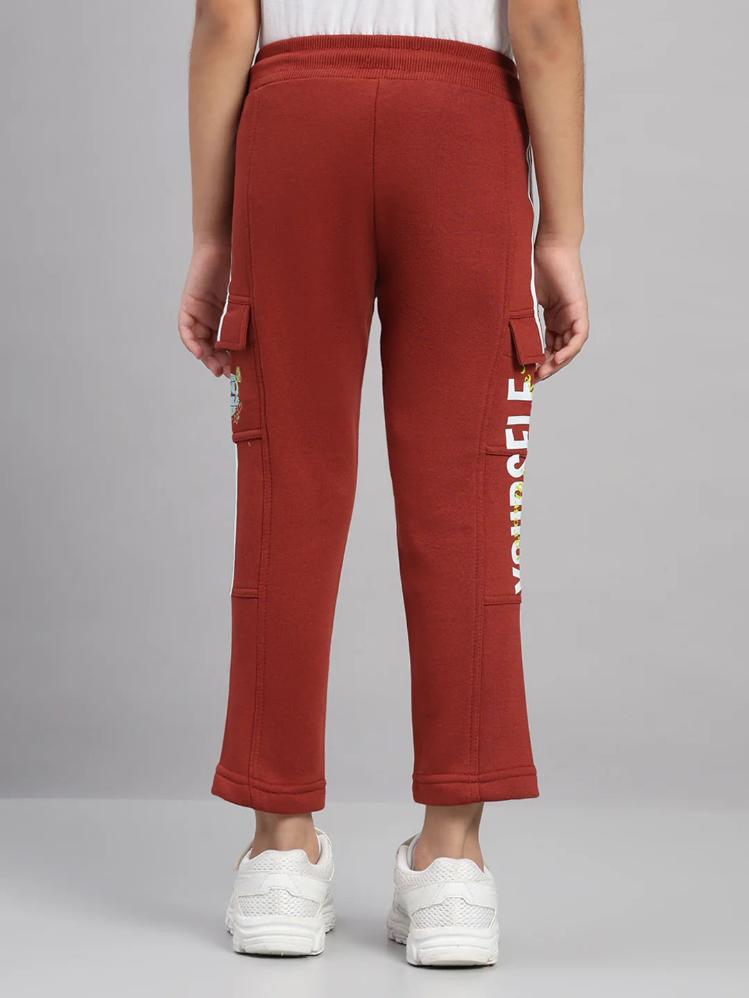 Girls Rust Printed Regular Fit Lower - Image 5