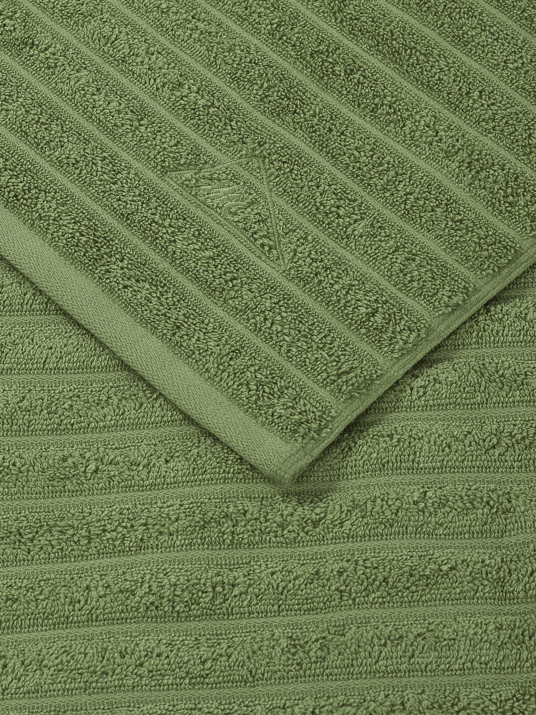 Green & Grey 100% Cotton Solid 500 GSM Bath Towel Sensations 4 Pc Set Gifting Box Pack - Image 9