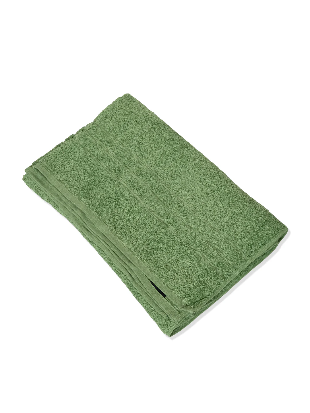 Green Pure Cotton Solid 340 GSM Car Towel 1 Piece (Soho Collection) - Image 3