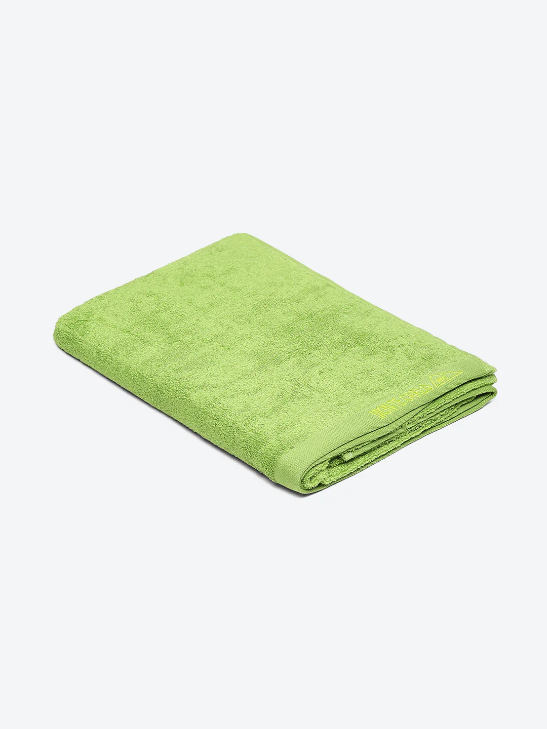 Green Solid Pure Cotton 350 GSM Bath Towel (Oslo) - Image 2