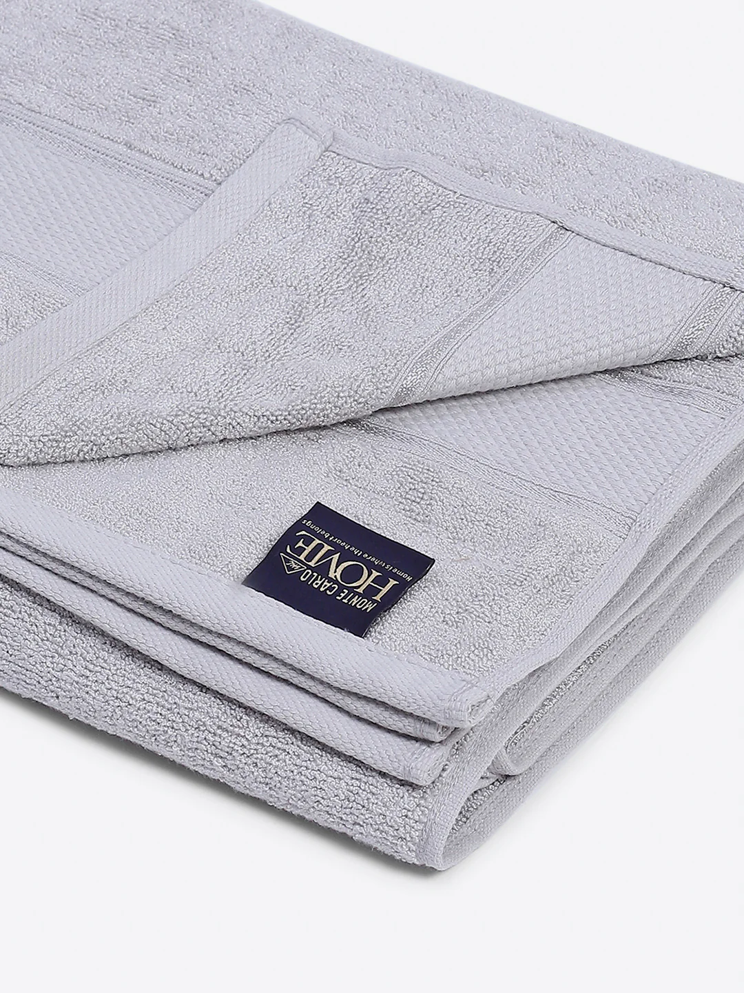 Grey Bamboo Solid 600 GSM Bath Towel (Bamboo) - Image 3