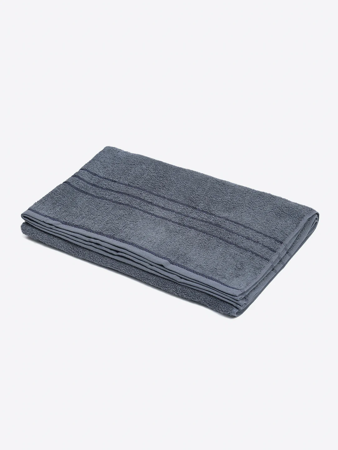 Grey Cotton Solid 350 GSM Car Towel (Soho) - Image 2