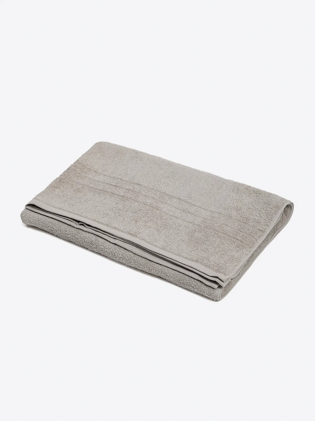 Grey Cotton Solid 350 GSM Car Towel (Soho) - Image 2