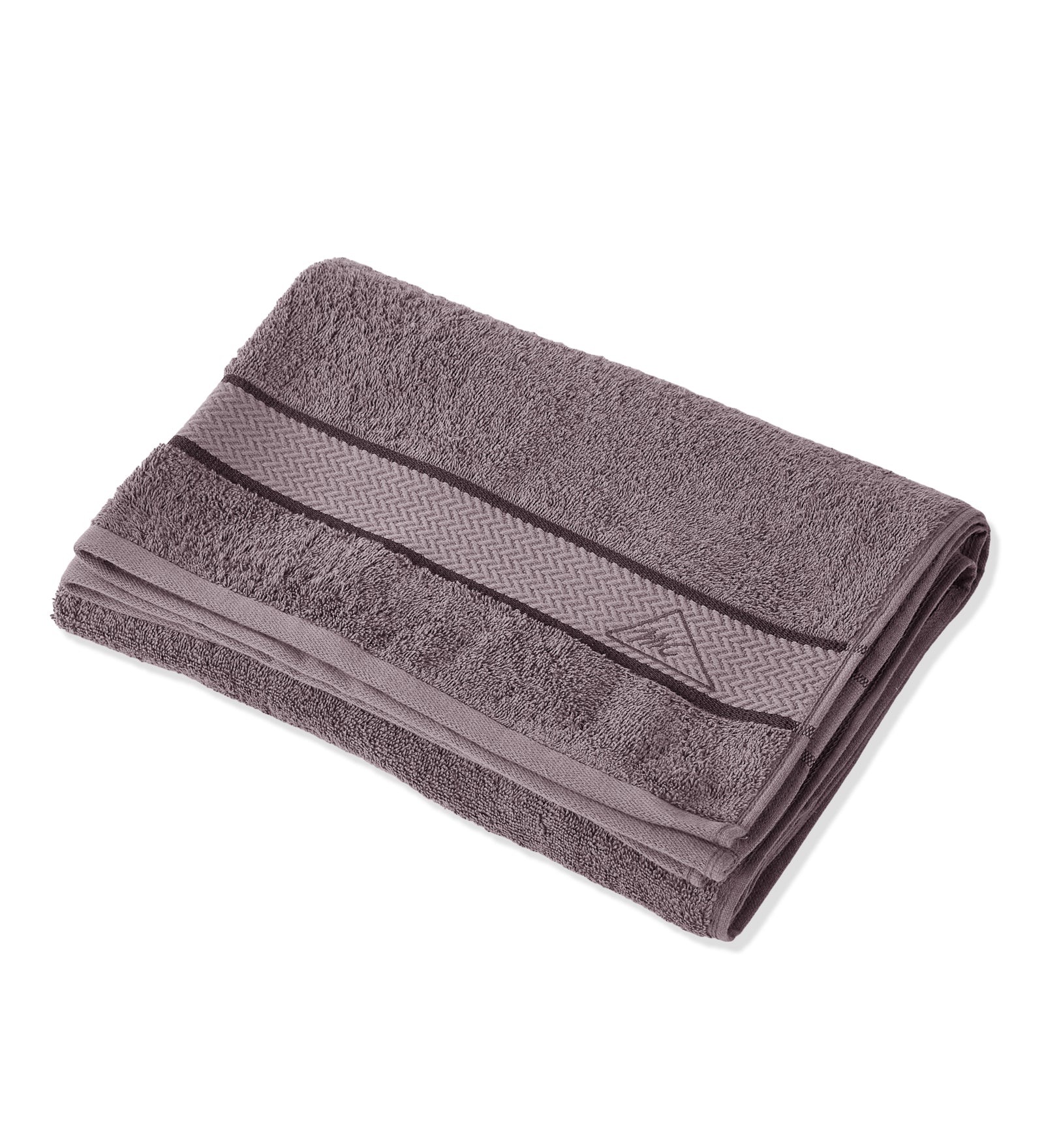Grey Pure Cotton Solid 450 GSM Bath Towel 1 Piece (Oasis Collection) - Image 4