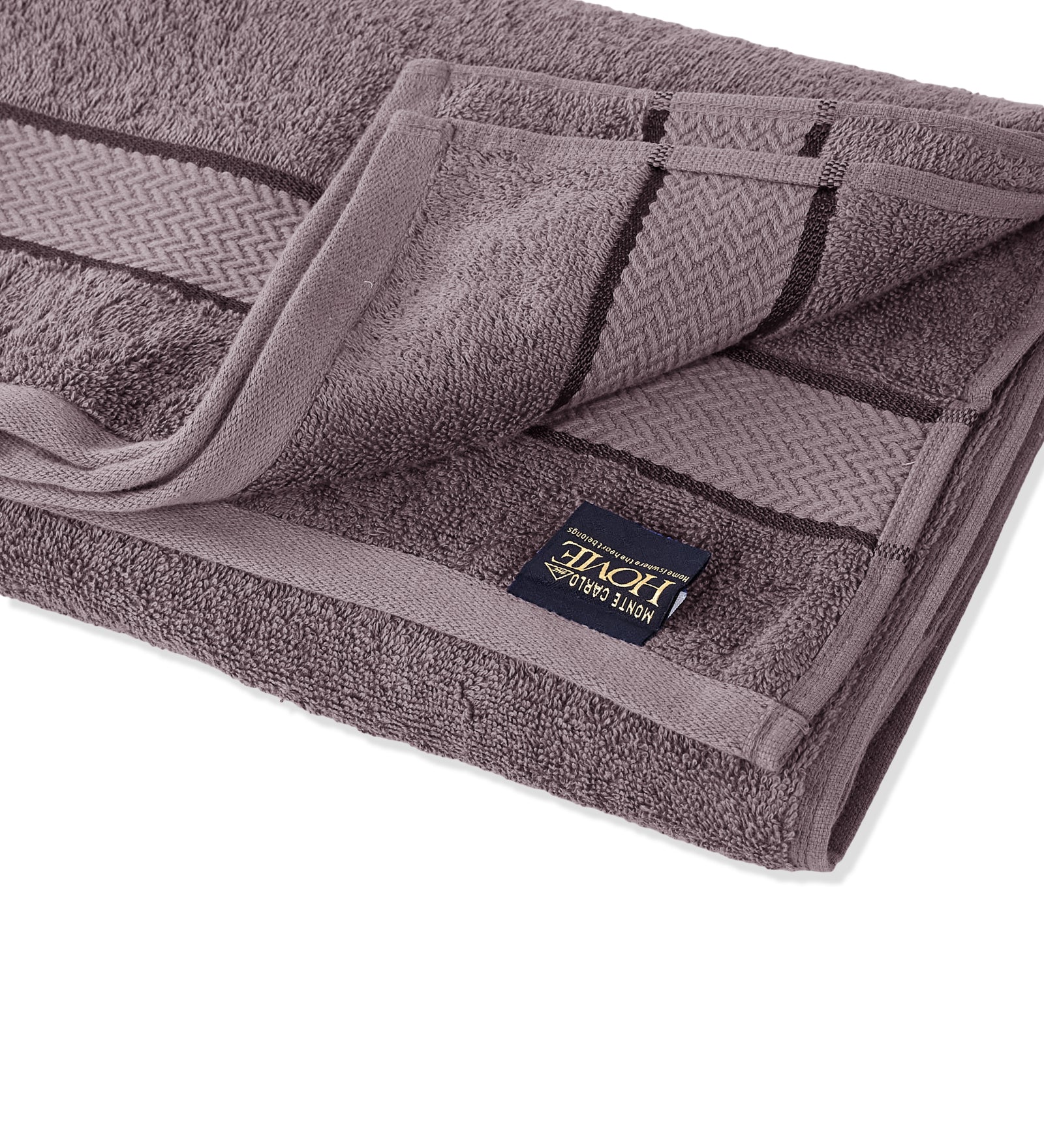 Grey Pure Cotton Solid 450 GSM Bath Towel 1 Piece (Oasis Collection) - Image 5