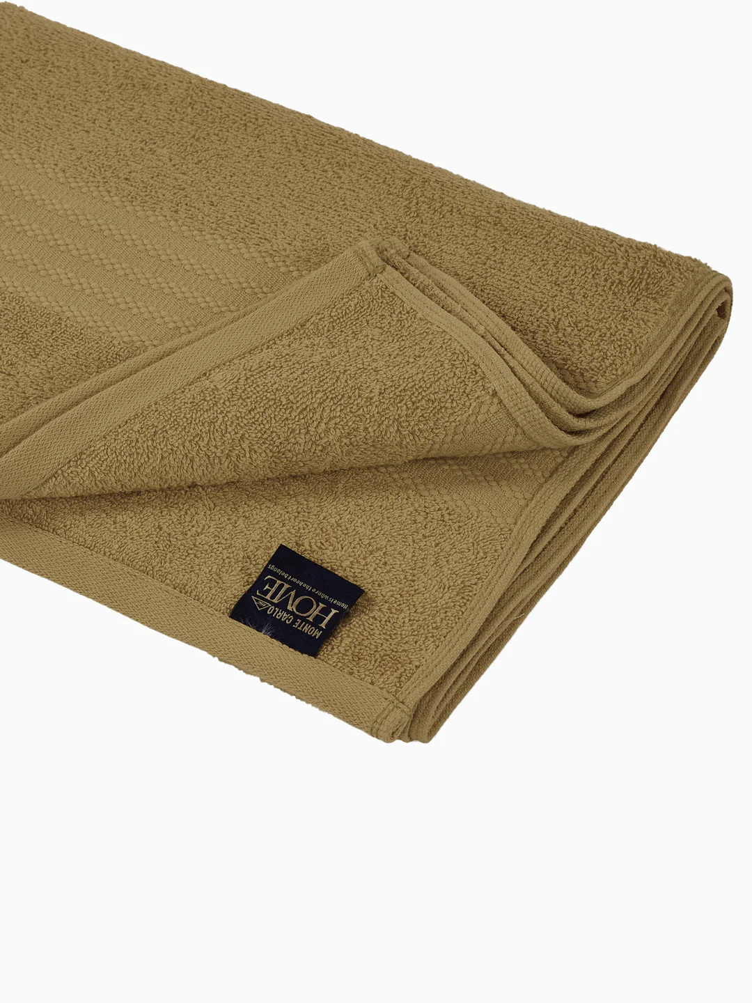 Khaki 100% Cotton Solid 380 GSM Bath Towel Jazz 4 Pc Set Gifting Box Pack - Image 7