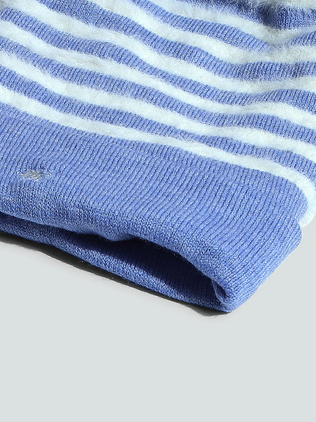 Kids Blue Self Design Cap - Image 7