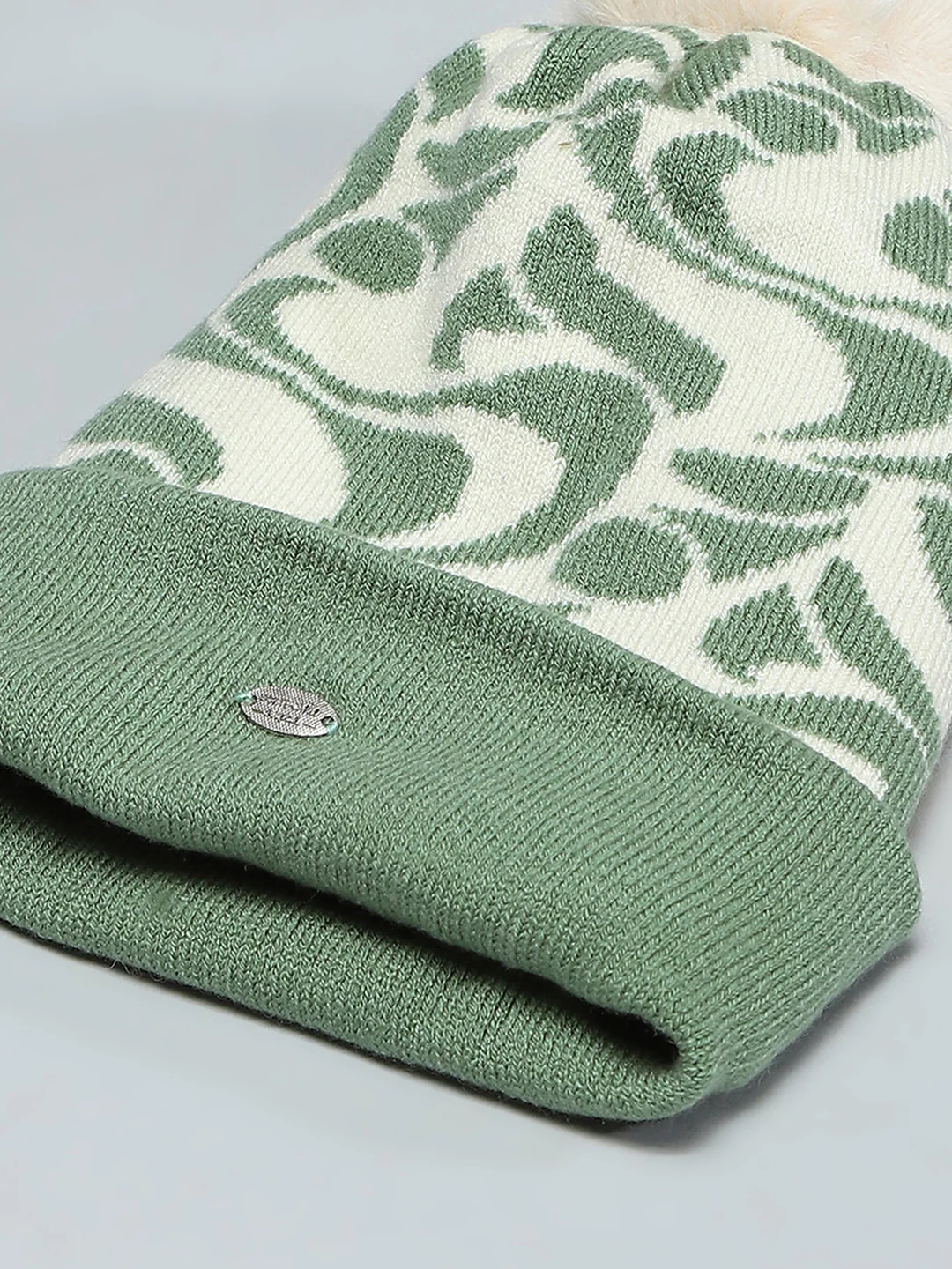 Kids Green Self Design Cap - Image 7