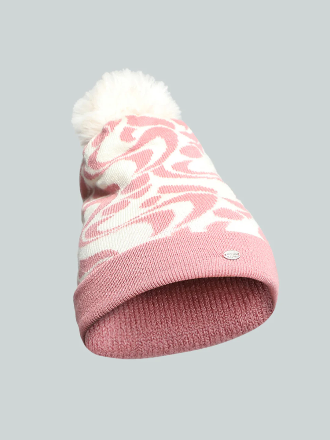 Kids Pink Self Design Cap - Image 2