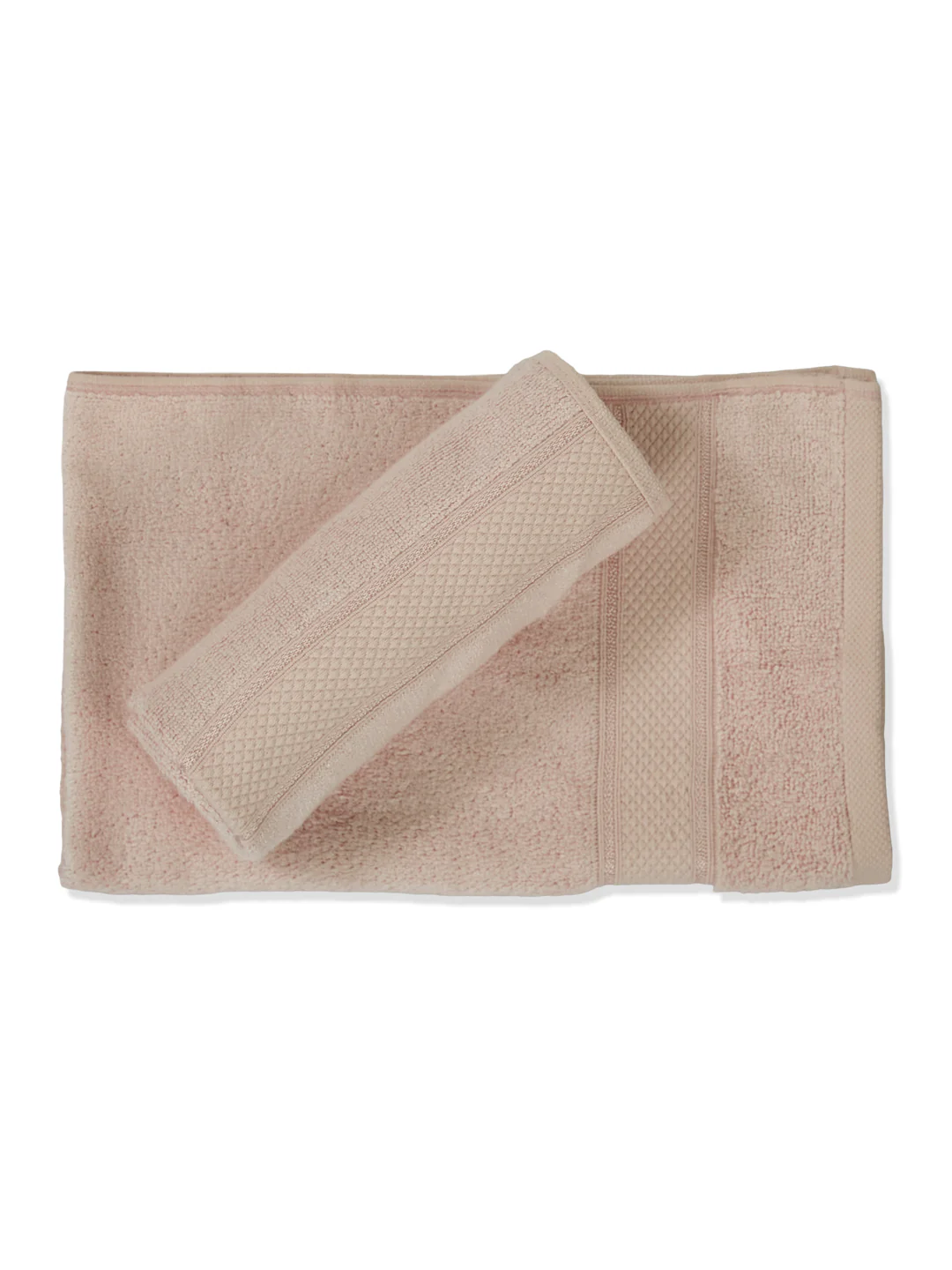 Luxury Beige Bamboo Cotton Solid 600 GSM Hand Towel Eco Bamboo 2 Pc Set Pvc Pack - Image 4