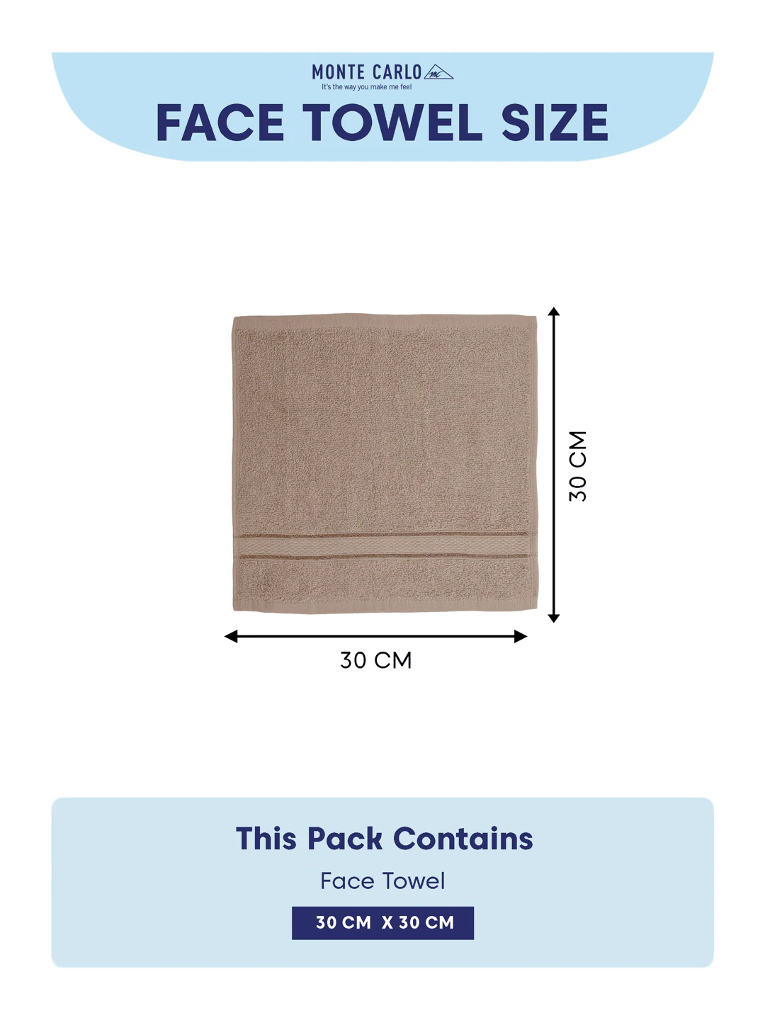 Luxury Beige Solid 600 GSM Face Towel 4 Pc Set (Eco Bamboo Collection) - Image 7